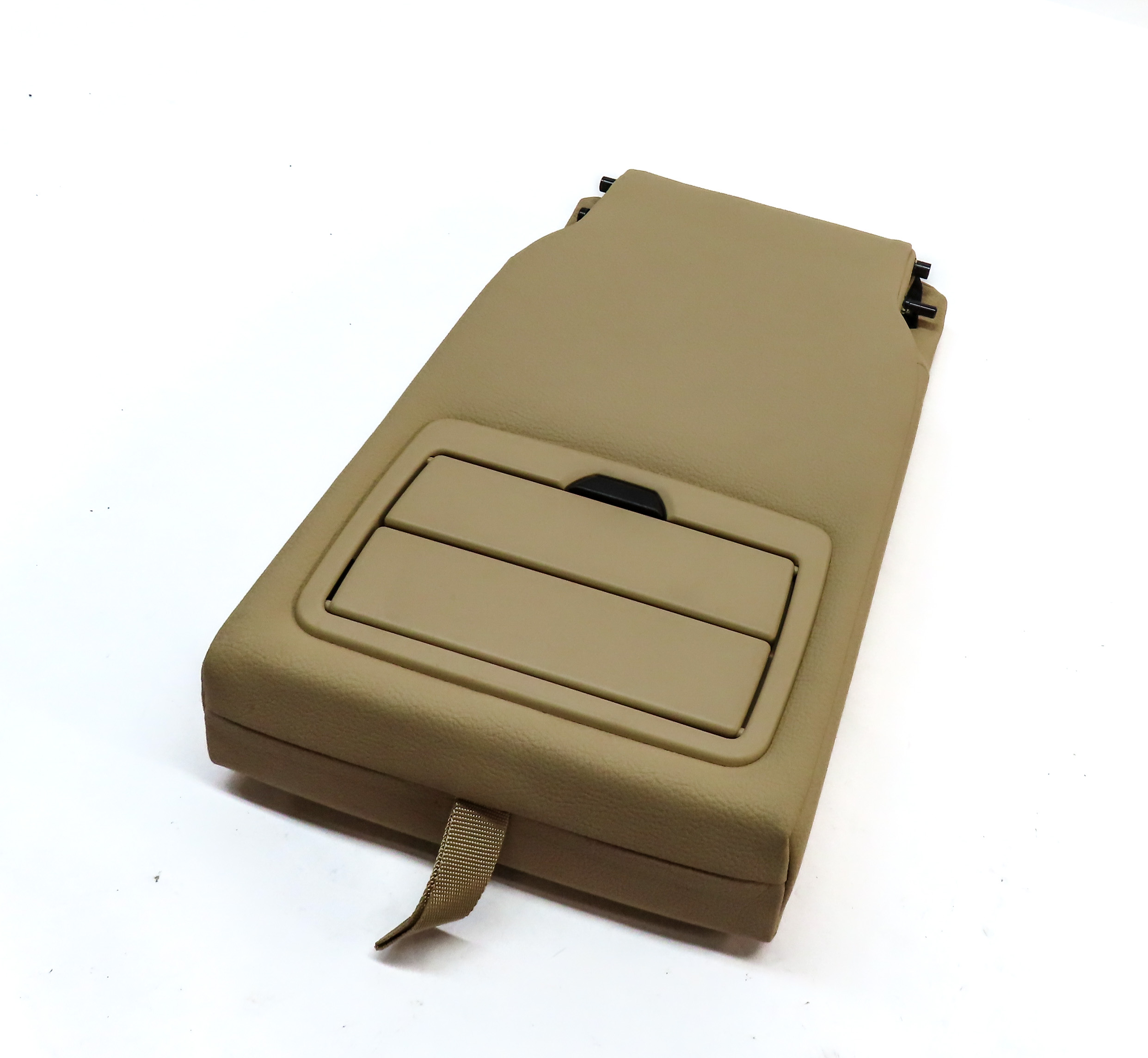 2013 BMW 335XI (F30) REAR CENTER SEAT BACK FOLDING ARMREST CUPHOLDER (Beige) — exact item pictured